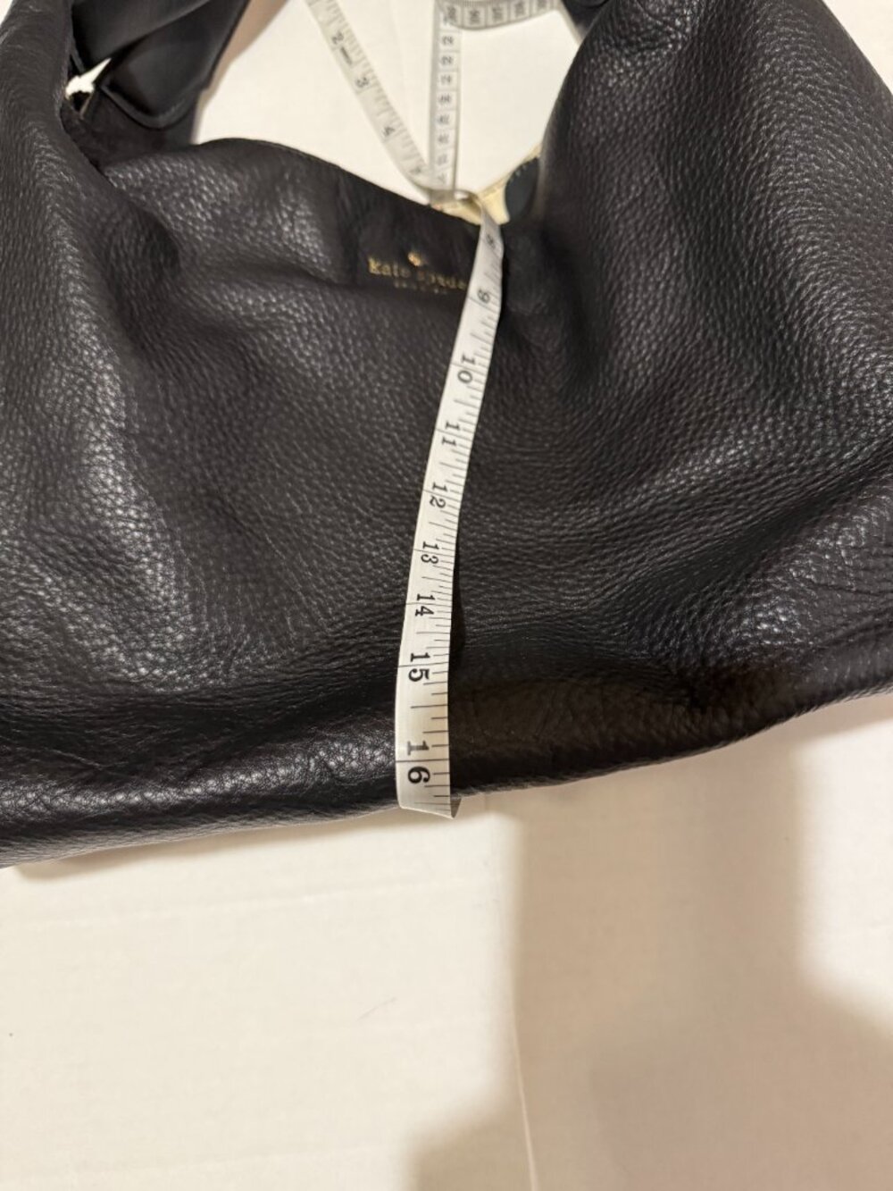Kate Spade Black Pebbled Leather Hobo Bag - Picture 4 of 11